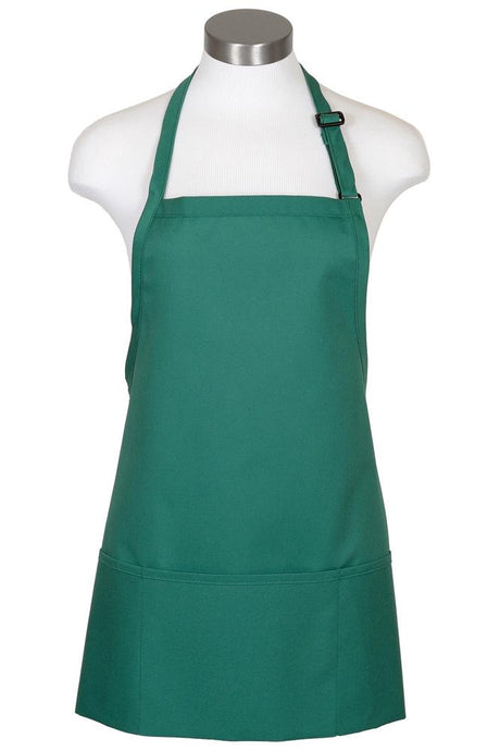 Fame Irish Green Bib Adjustable Apron (3 Pockets)