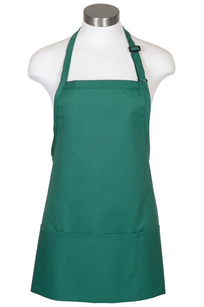 Fame Irish Green Bib Adjustable Apron (3 Pockets)
