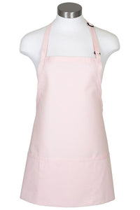 Fame Pink Bib Adjustable Apron (3 Pockets)