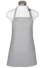 Load image into Gallery viewer, Fame Silver Bib Adjustable Apron (3 Pockets)