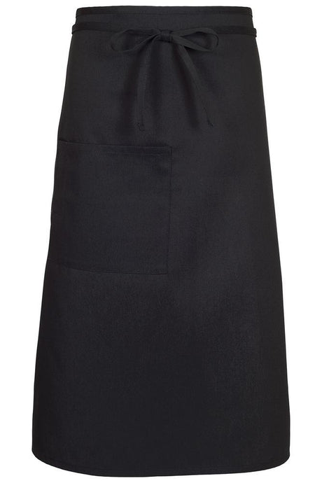 Fame Black Bistro Apron (1 Pocket w/ Pencil Divide)