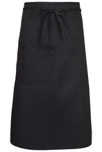 Load image into Gallery viewer, Fame Black Bistro Apron (1 Pocket w/ Pencil Divide)