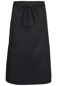 Fame Black Bistro Apron (1 Pocket w/ Pencil Divide)