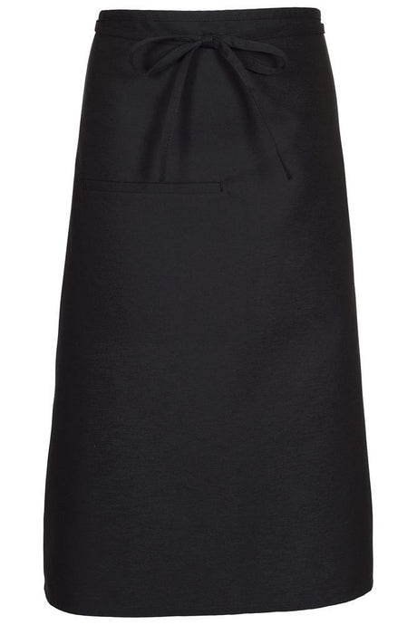 Fame Black Bistro Apron (1 Inset Pocket)