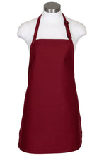 Load image into Gallery viewer, Fame Burgundy Cover Up Bib Adjustable Apron (No Pockets)