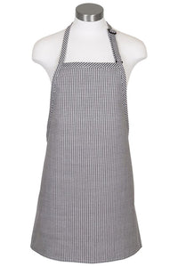 Fame Houndstooth Cover Up Bib Adjustable Apron (No Pockets)