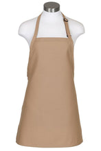 Load image into Gallery viewer, Fame Khaki Cover Up Bib Adjustable Apron (No Pockets)