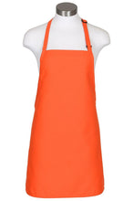 Load image into Gallery viewer, Fame Orange Cover Up Bib Adjustable Apron (No Pockets)