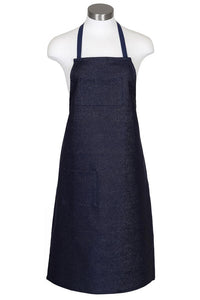 Fame Indigo Denim Bib Apron (2 Pockets)