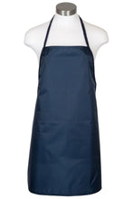 Load image into Gallery viewer, Fame Navy Water Repellant Bib Apron (No Pockets)