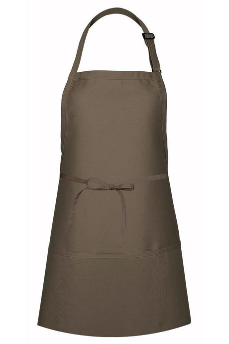 Fame Olive Bib Adjustable Apron (3 Pockets)