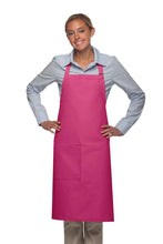 Load image into Gallery viewer, Cardi / DayStar Hot Pink Deluxe Butcher Adjustable Apron (1 Pocket)