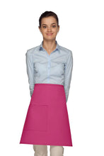 Load image into Gallery viewer, Cardi / DayStar Hot Pink Half Bistro Apron (1 Pocket)