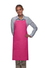 Load image into Gallery viewer, Cardi / DayStar Hot Pink Deluxe Butcher Adjustable Apron (2 Pockets)