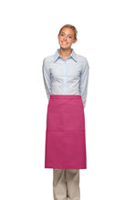 Load image into Gallery viewer, Cardi / DayStar Hot Pink 3/4 Bistro Apron (2 Pockets)