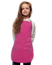 Load image into Gallery viewer, Cardi / DayStar Hot Pink Kid&#39;s Bib Apron (2 Pockets)