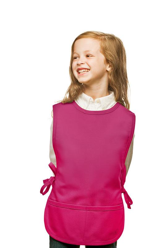 Cardi / DayStar Hot Pink Kid's Cobbler Apron (2 Pockets)