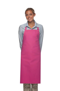 Cardi / DayStar Hot Pink Deluxe Butcher Adjustable Apron (No Pockets)