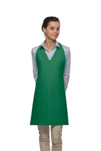 Cardi / DayStar Kelly Deluxe V-Neck Adjustable Tuxedo Apron (2 Pockets)