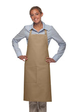 Load image into Gallery viewer, Cardi / DayStar Khaki Deluxe Butcher Adjustable Apron (1 Pocket)