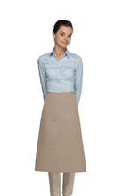 Load image into Gallery viewer, Cardi / DayStar Khaki 3/4 Bistro Apron (1 Pocket)