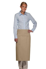 Load image into Gallery viewer, Cardi / DayStar Khaki Full Bistro Apron (2 Pockets)