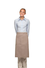Load image into Gallery viewer, Cardi / DayStar Khaki 3/4 Bistro Apron (2 Pockets)