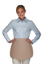 Load image into Gallery viewer, Cardi / DayStar Khaki Scalloped Waist Apron (2 Pockets)