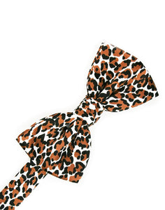 Cardi Pre-Tied Leopard Bow Tie