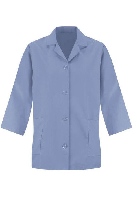 Red Kap Light Blue Women's Smock 3/4 Sleeve