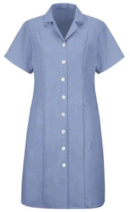 Eagle Work Clothes Light Blue Women's Housekeeping Princess Dress