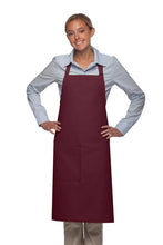 Load image into Gallery viewer, Cardi / DayStar Maroon Deluxe Butcher Adjustable Apron (1 Pocket)
