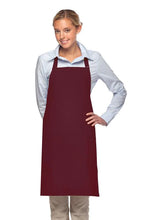 Load image into Gallery viewer, Cardi / DayStar Maroon Deluxe Bib Adjustable Apron (2 Patch Pockets)