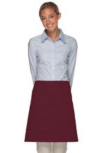 Load image into Gallery viewer, Cardi / DayStar Maroon Half Bistro Apron (2 Patch Pockets)