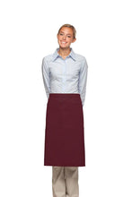 Load image into Gallery viewer, Cardi / DayStar Maroon 3/4 Bistro Apron (2 Pockets)