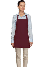 Load image into Gallery viewer, Cardi / DayStar Maroon Deluxe Deluxe Bib Adjustable Apron (3 Pockets)