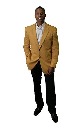 Maxwell Park Men's Gold Blazer 38X Maxwell Park Men's Gold Blazer 38X