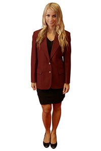 Maxwell Park Women's Burgundy Blazer