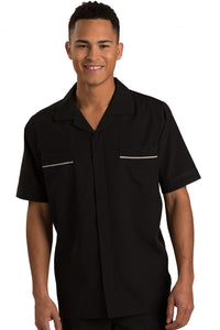 Edwards S Black Pinnacle Men's Housekeeping Service Shirt
