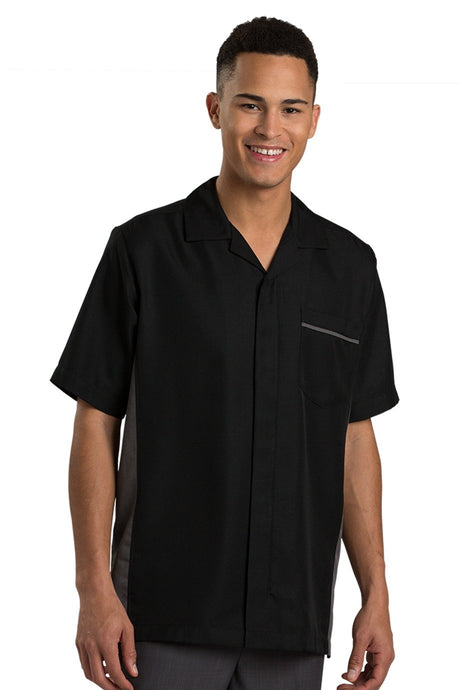 Edwards Black Premier Men's Housekeeping Service Shirt