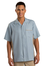 Load image into Gallery viewer, Edwards Glacier Blue Premier Men&#39;s Housekeeping Service Shirt