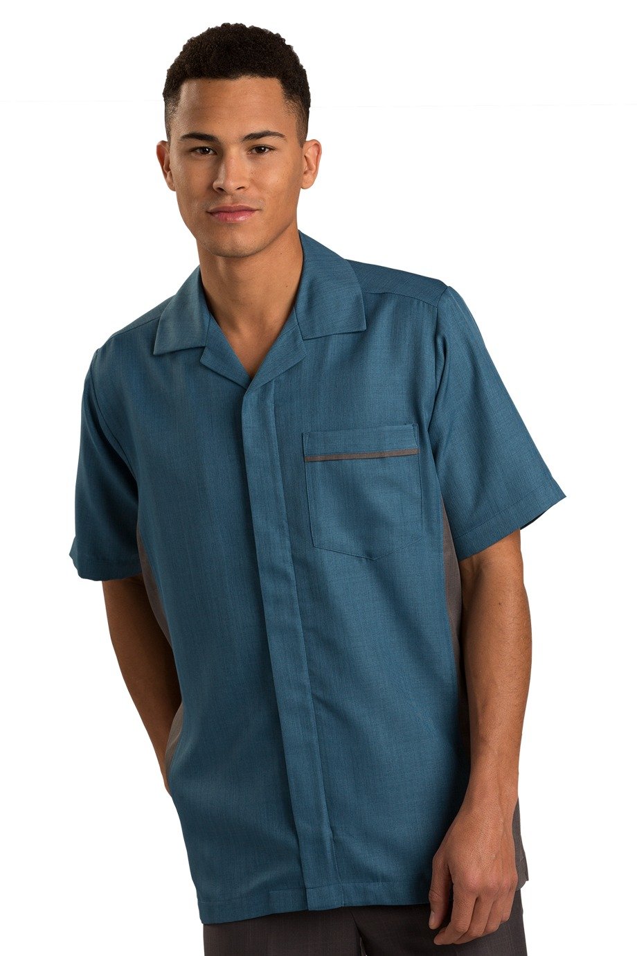 Service Shirts Examples Premier Men's Imperial Blue Service Shirt – UniformsInStock.com