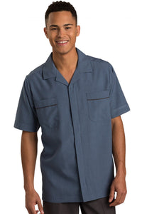 Edwards Riviera Blue Pinnacle Men's Housekeeping Service Shirt