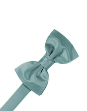 Load image into Gallery viewer, Cardi Pre-Tied Mist Luxury Satin Bow Tie