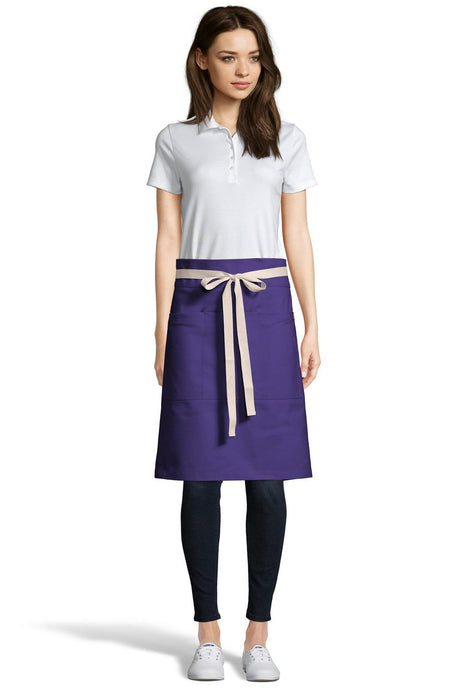 UT Black Collection Purple Moxie Waist Apron