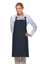 Load image into Gallery viewer, Cardi / DayStar Navy Deluxe Bib Adjustable Apron (2 Patch Pockets)
