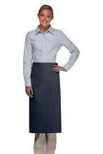 Load image into Gallery viewer, Cardi / DayStar Navy Full Bistro Apron (No Pockets)