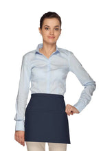 Load image into Gallery viewer, Cardi / DayStar Navy Squared Waist Apron (2 Pockets)