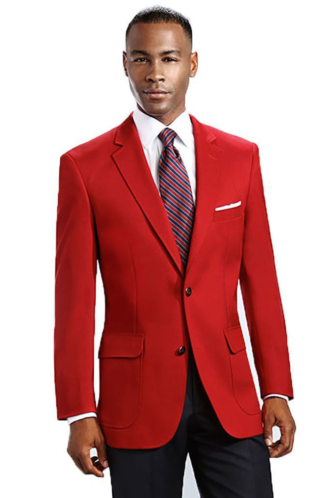 Men's Red Blazer – UniformsInStock.com