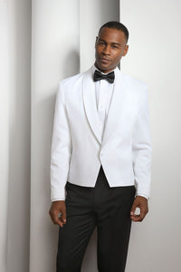 Neil Allyn "Spencer" Men's White Eton Jacket